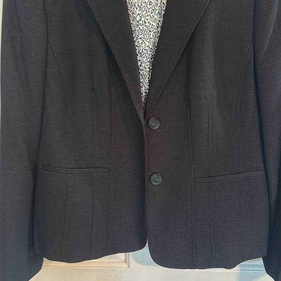 kasper women’s black suit jacket size 12 - Picture 2 of 4
